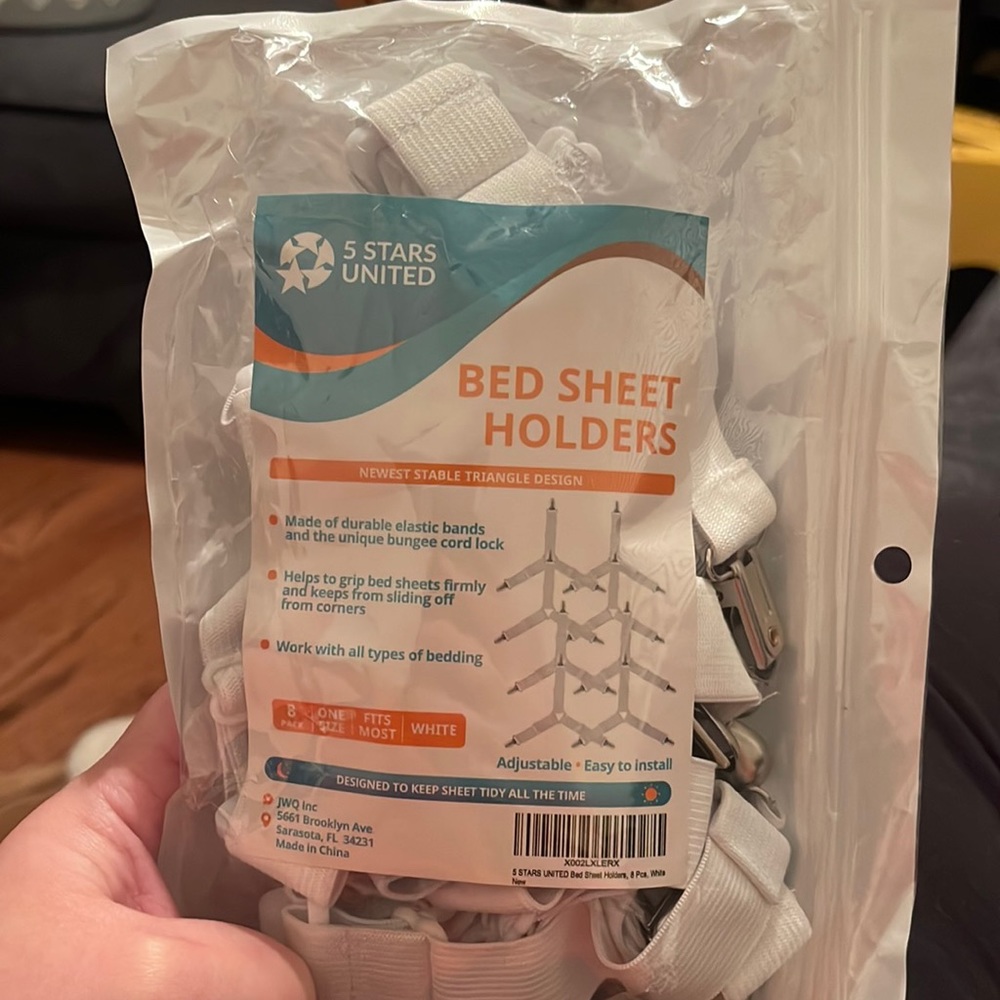 5 Stars United Bed Sheet Holders-New